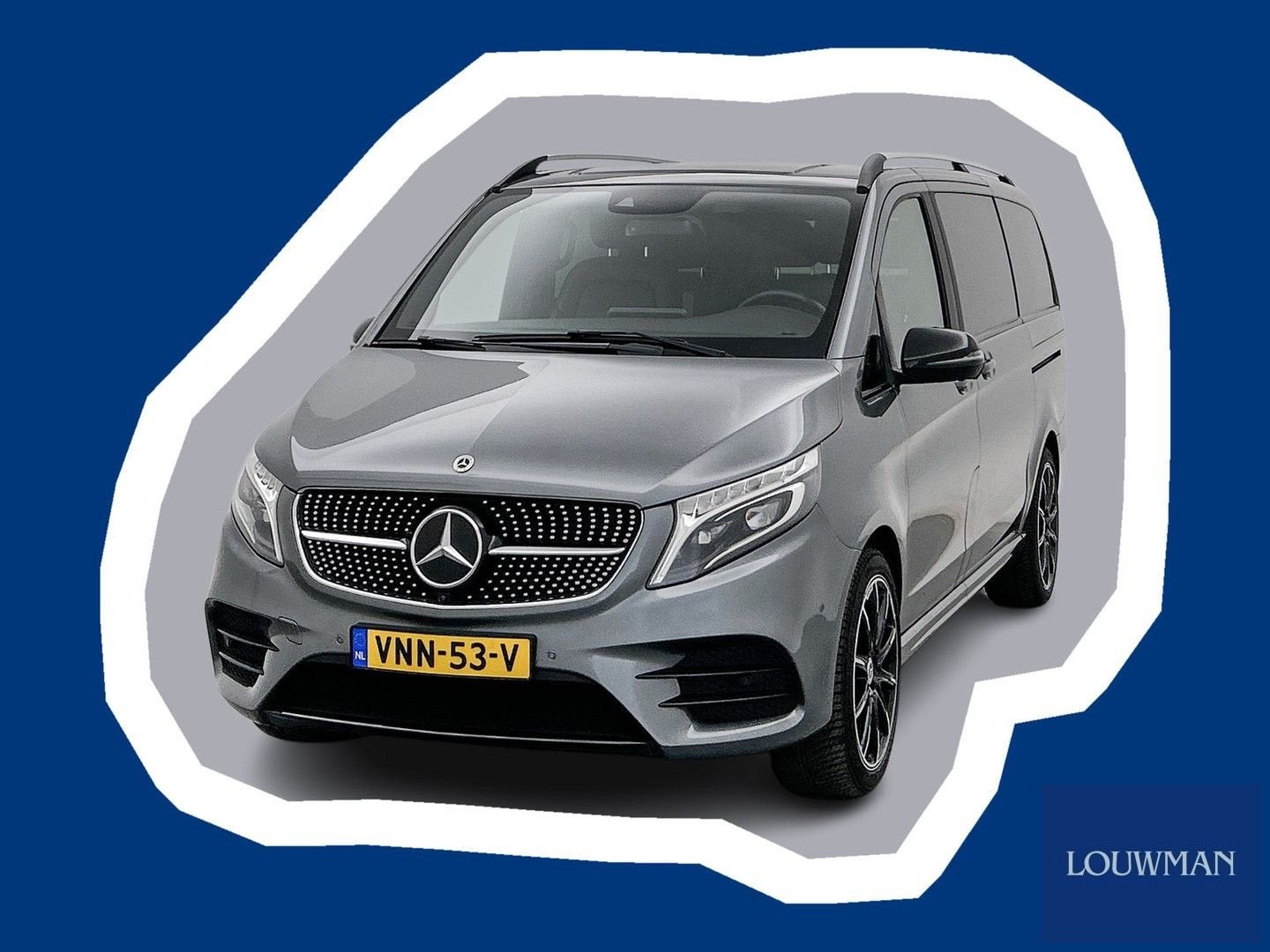 Mercedes-Benz V-klasse 300d Lang DC Avantgarde AMG line Lede, Auto's, Mercedes-Benz, Automaat, Monovolume, Bedrijf, Diesel