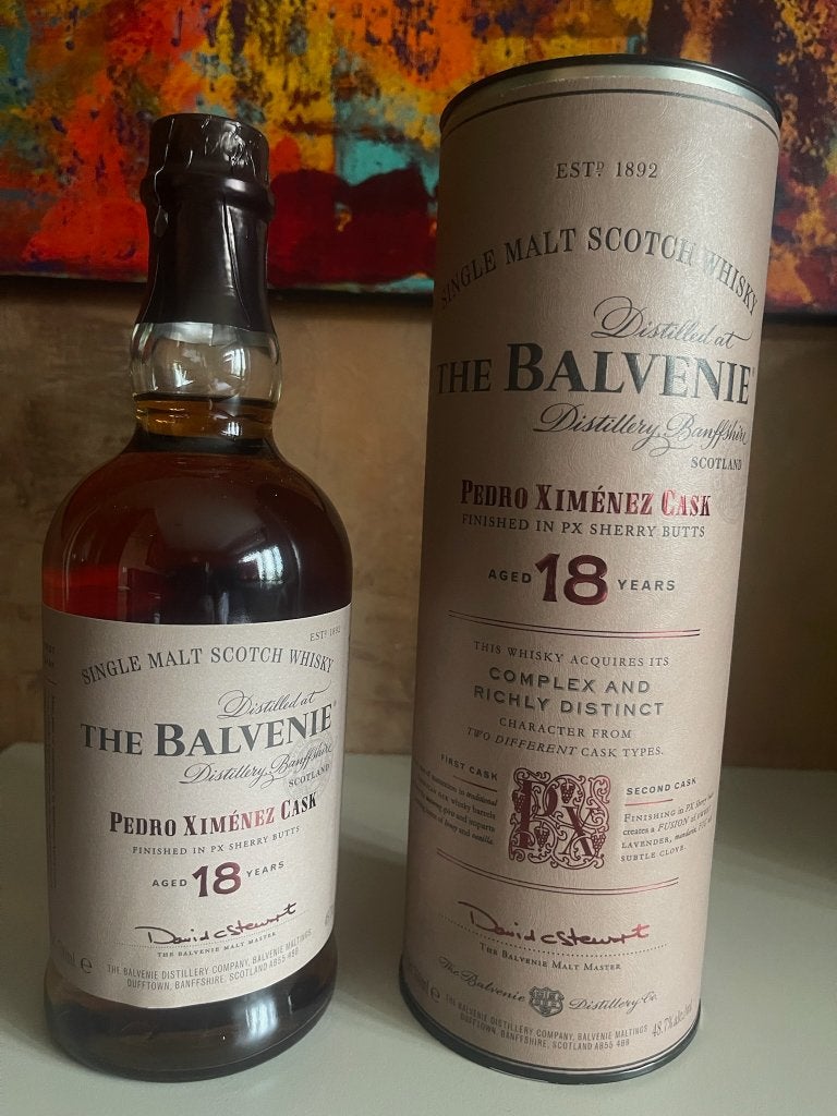 Balvenie 18 Years Pedro Ximenez Cask Single Malt  48,7%, Verzenden, Nieuw