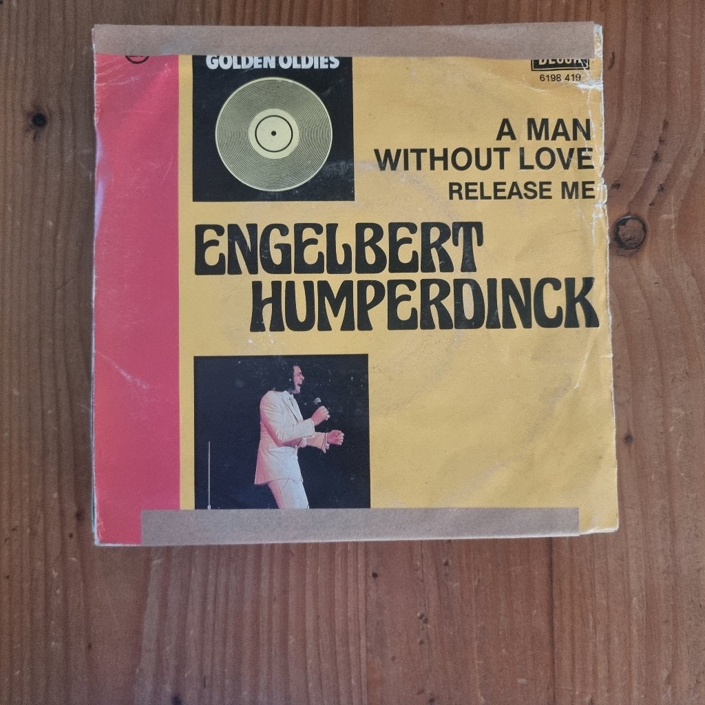 7" Englebert Humperdinck - A man without love, Cd's en Dvd's, Ophalen of Verzenden, Gebruikt, 7 inch, Pop