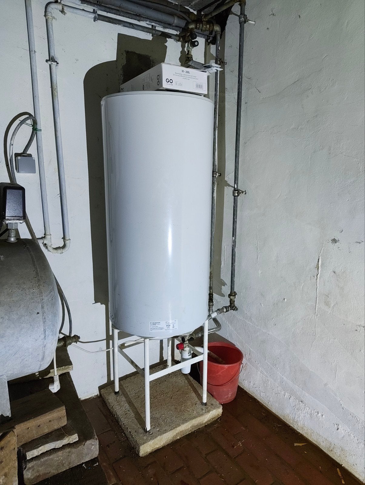 Van Marcke GO elektrische boiler 150L  1,6kw natte weerstand, Moins de 3 ans, Enlèvement, 100 litres ou plus, Boiler