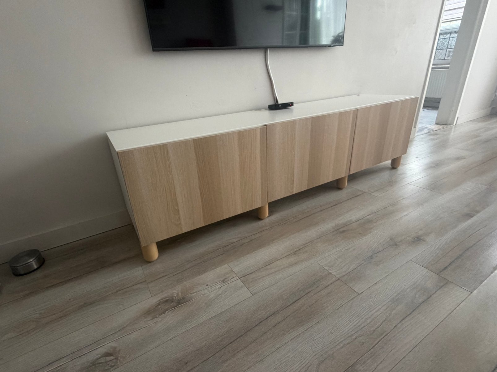 TV-meubel 180 cm – Moderne uitstraling – Zeer goede staat, Ophalen, Zo goed als nieuw