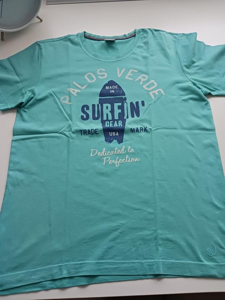 T - shirt merk S Oliver net als nieuw te koop. Maat M, Vêtements | Hommes, T-shirts, Enlèvement, Comme neuf, Taille 48/50 (M)