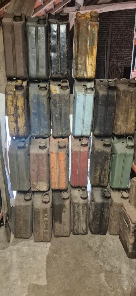 1943 1944 Britse jerrycans ww2, Verzamelen, Ophalen of Verzenden