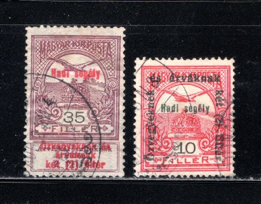 HONGARIJE Lot 1914-1915 gestempeld, Postzegels en Munten, Postzegels | Europa | Hongarije, Verzenden, Gestempeld