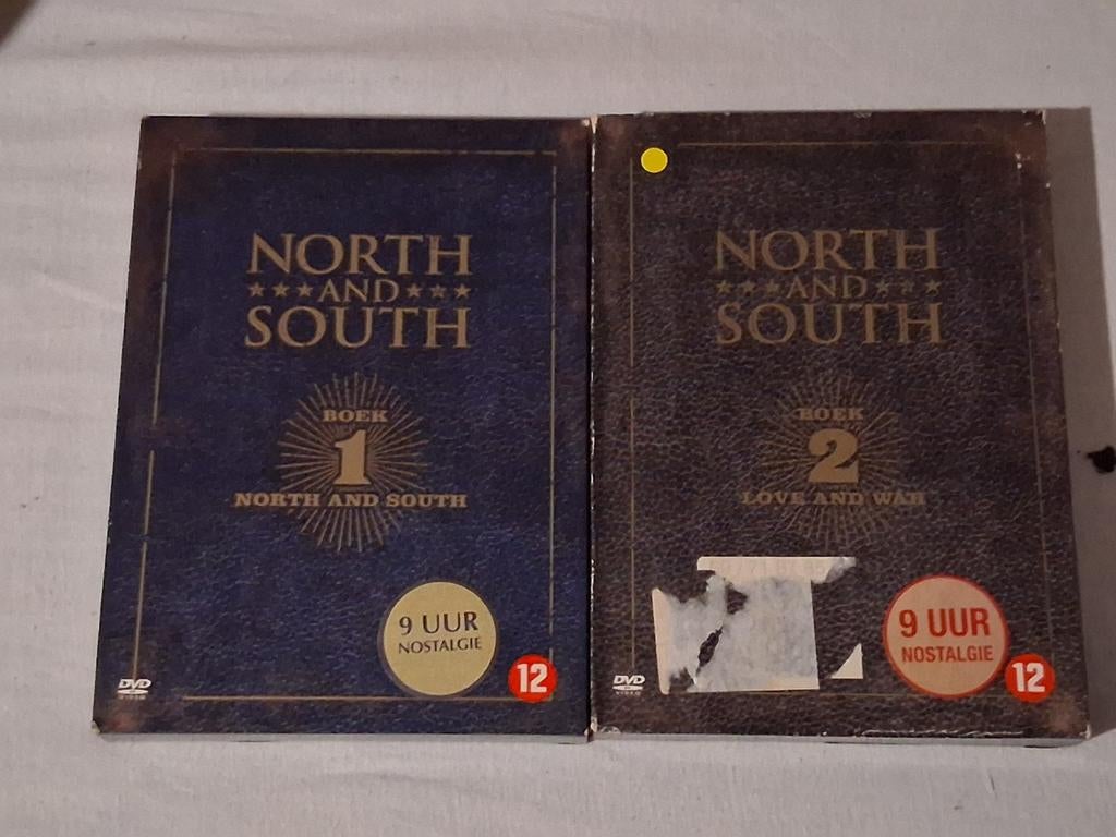 North & south, book 1 & 2 op dvd (Patrick swayze), Boxset, Drama, Ophalen of Verzenden, Zo goed als nieuw