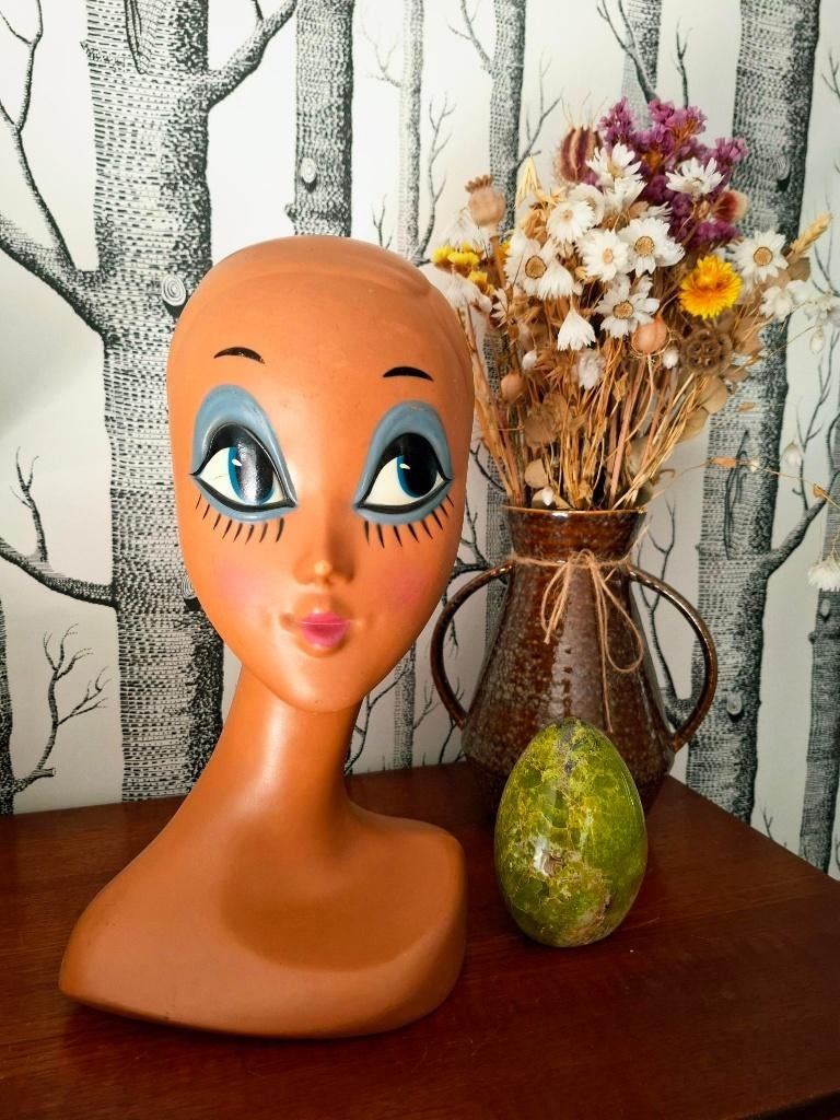Twiggy Collector Hat Head uit de jaren 70, Ophalen of Verzenden, Gebruikt
