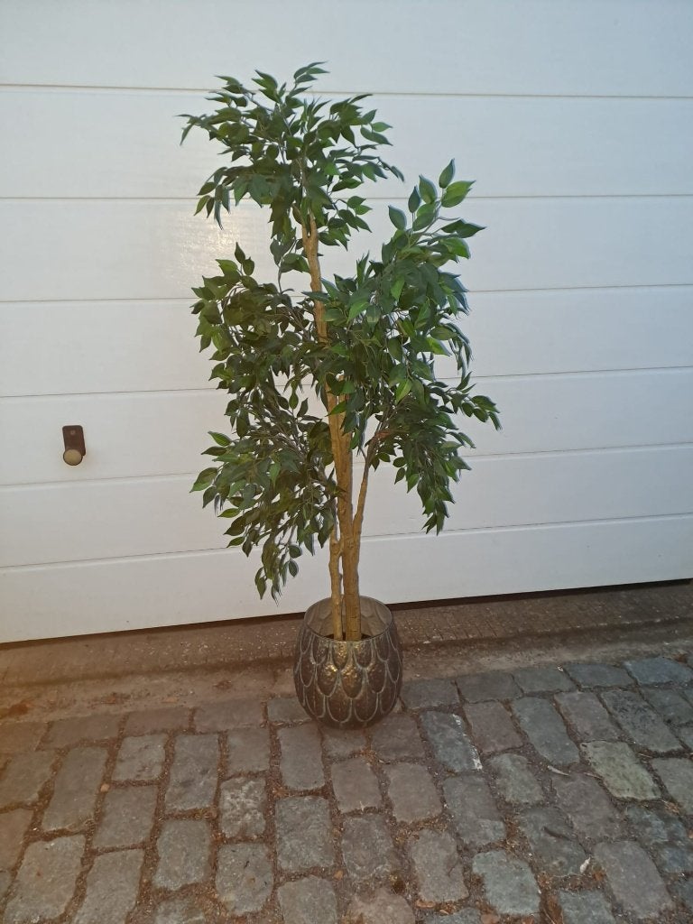 Zeer mooie grote hoge plastieken boom in pot, Tuin en Terras, Ophalen, In pot
