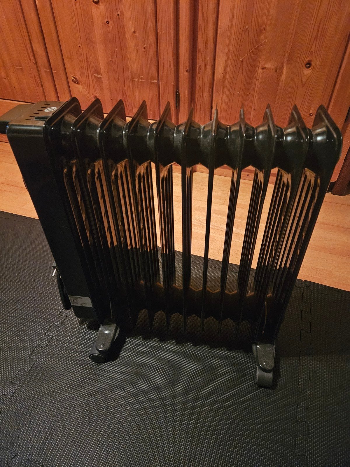 Black+Decker elektrische olieradiator, Ophalen, Zo goed als nieuw, Vrijstaande haard, Elektrische haard