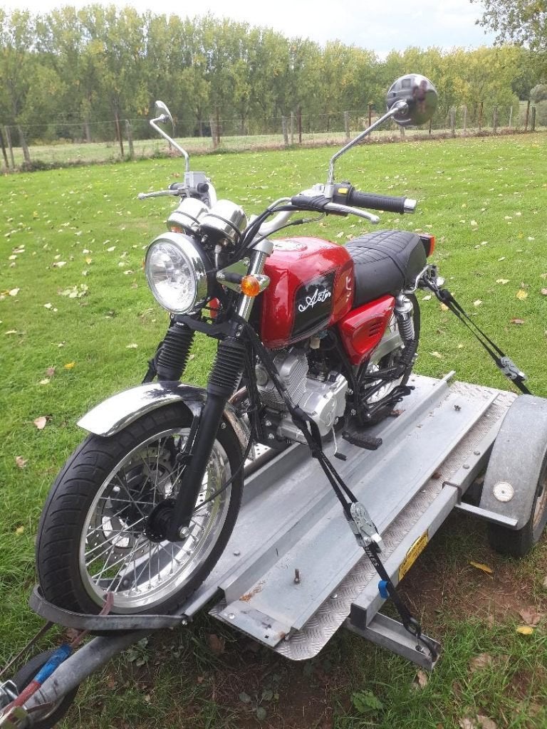 MOTO 125CC ORCAL ROUGE, Enlèvement