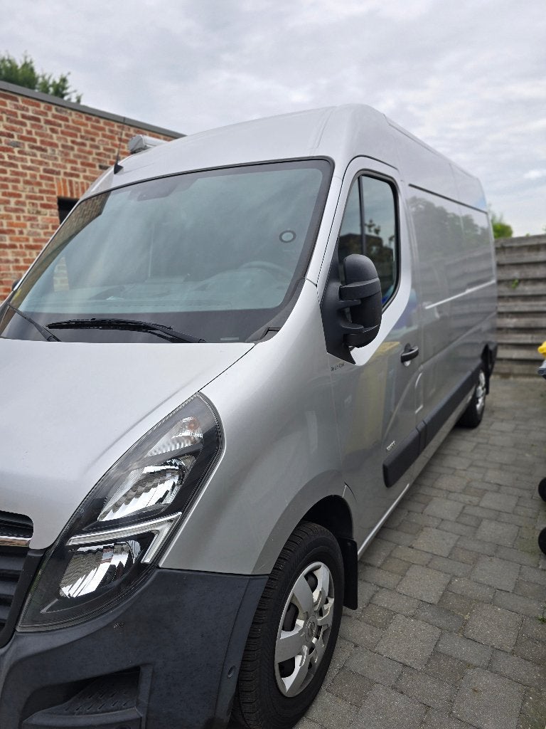 Zelfbouw Opel Movano te koop 27.500 euro, Caravanes & Camping, Diesel, Auvent, Modèle Bus ou Fourgon aménagé, Navigation
