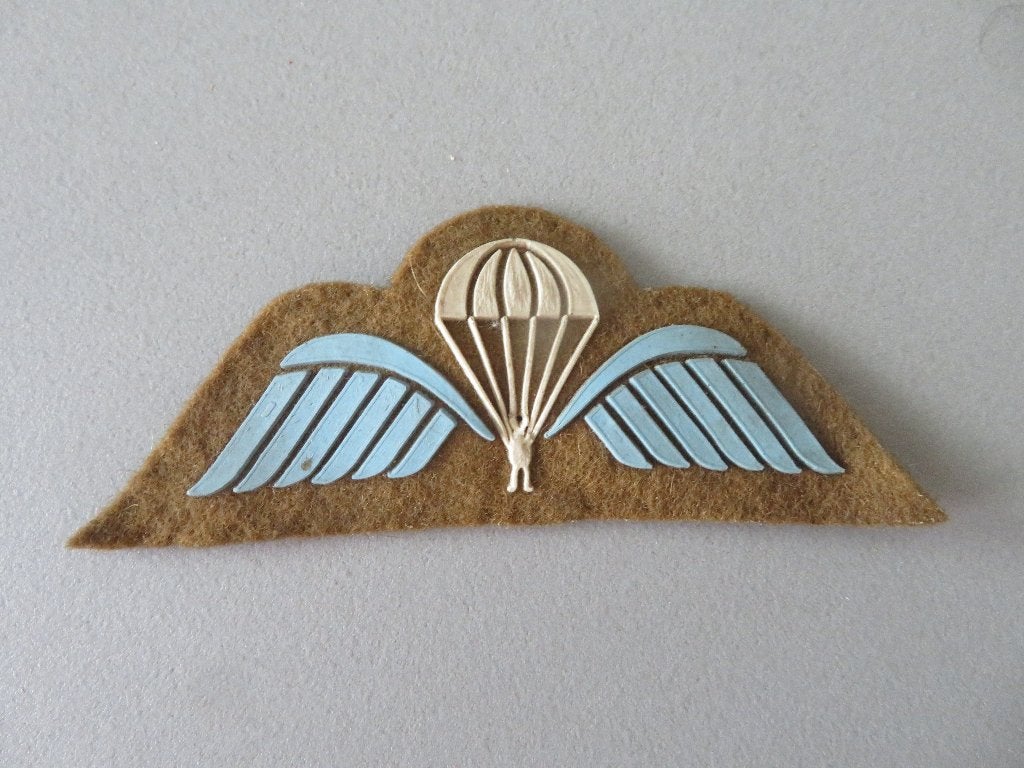 oude patch Para Commando opnaaipatch, Ophalen of Verzenden, Landmacht, Lintje, Medaille of Wings