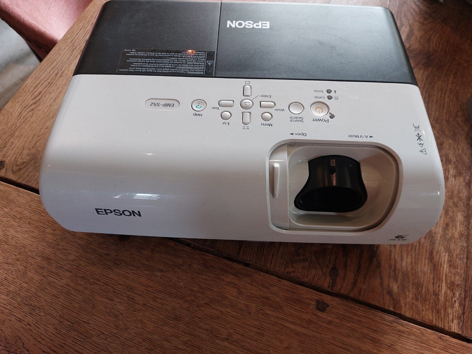 Projecteur Epson EMP S52, TV, Hi-fi & Vidéo, Enlèvement ou Envoi, Comme neuf, Epson