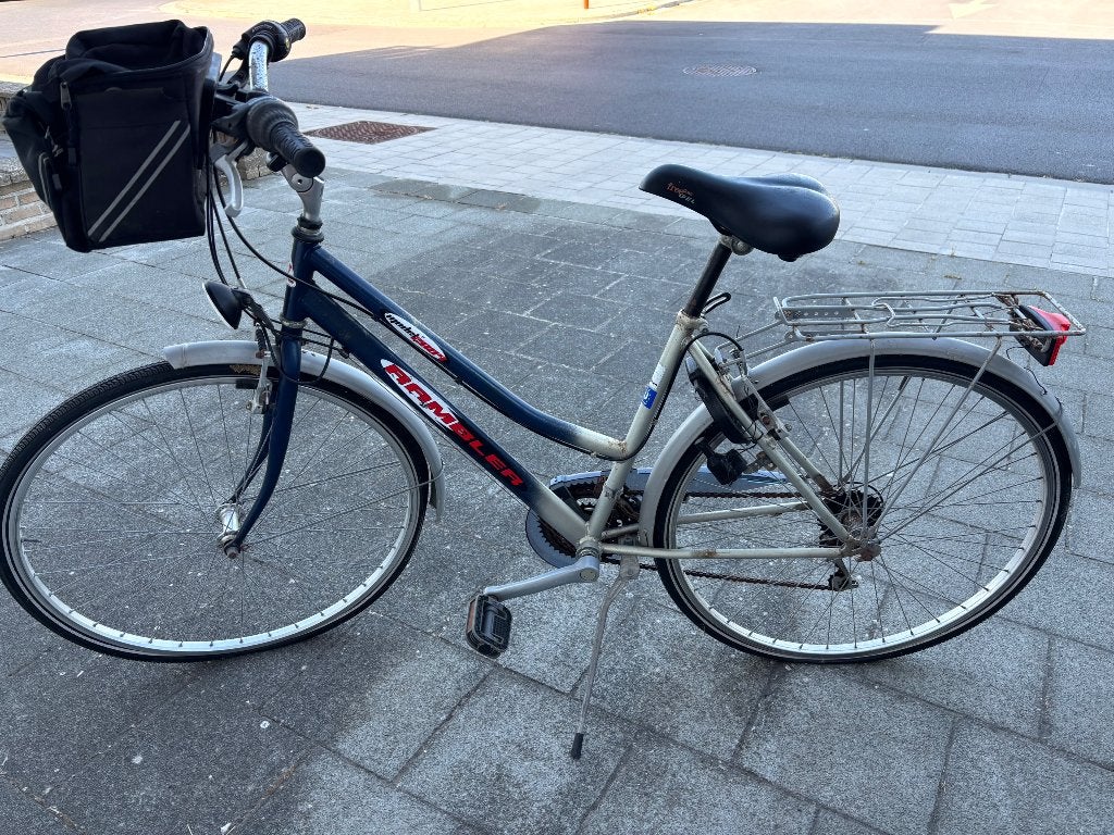 Damesfiets-kotfiets-stationfiets Rambler, Gebruikt, Velgrem, 47 tot 50 cm, Versnellingen