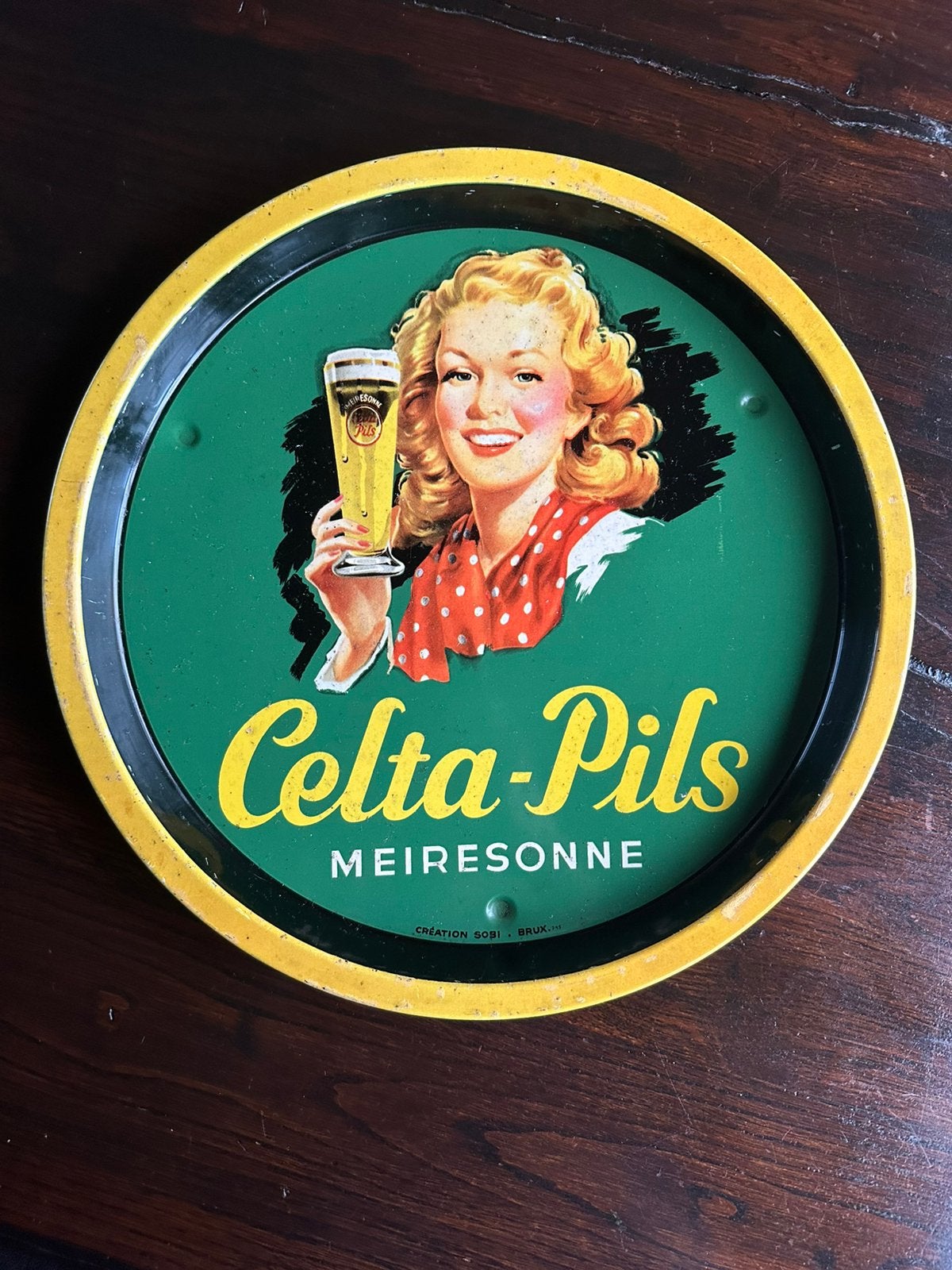 Dienblad celta pils zeer mooi, Ophalen of Verzenden, Zo goed als nieuw