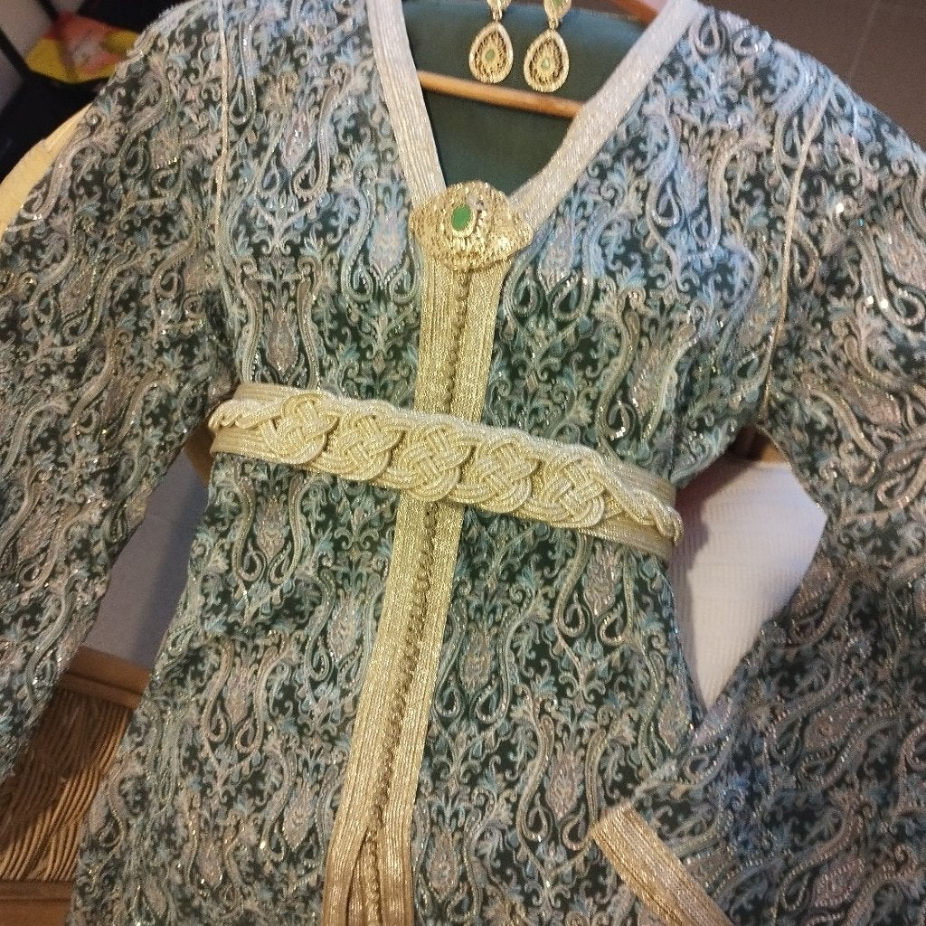 Takchita! Exclusief sari stof, Kleding | Dames, Ophalen, Overige typen, Zo goed als nieuw, Maat 36 (S)