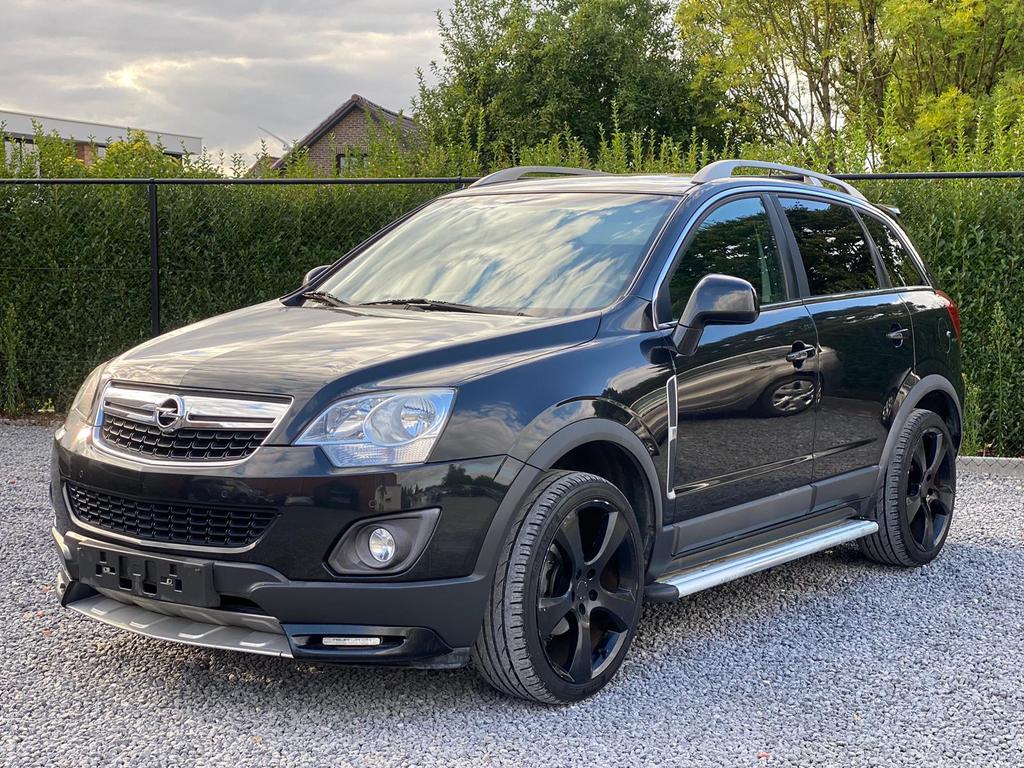 Opel Antara 2.2Cc 163Pk euro 5b 2014 veel opties’s, Auto's, Bluetooth, Euro 5, Zwart, Leder