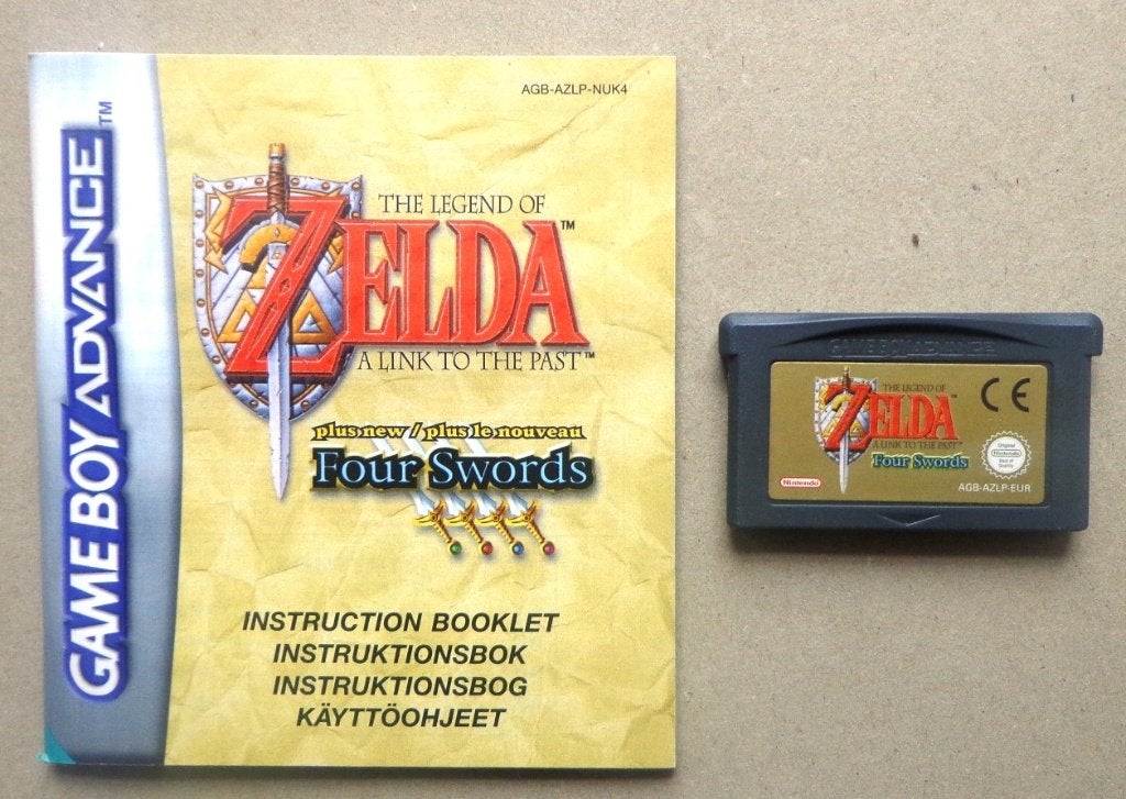 Zelda Link to the Past Four Swords voor de Gameboy + boekje, Games en Spelcomputers, Games | Nintendo Game Boy, Ophalen of Verzenden