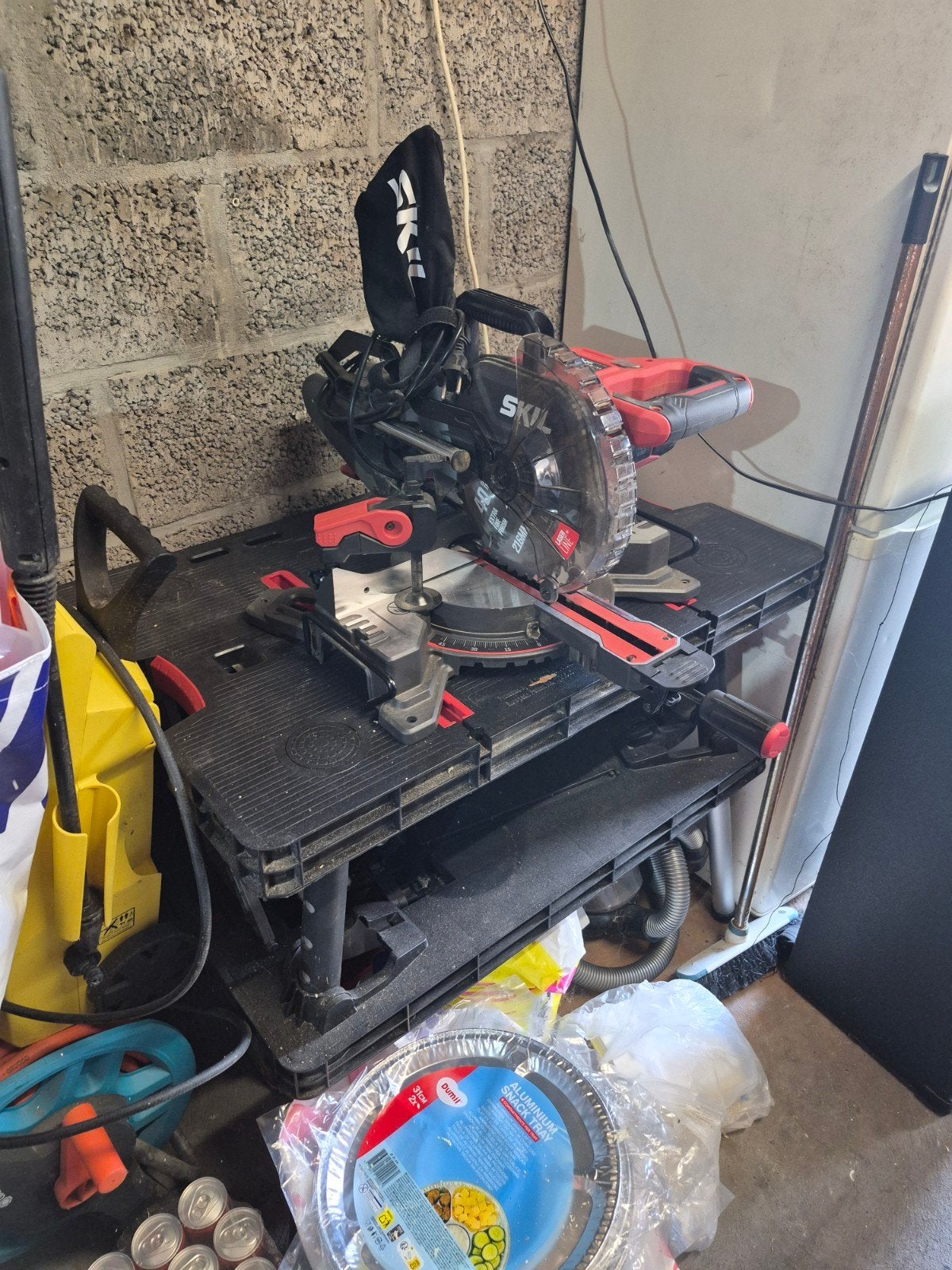 Zaagmachine skill met tafel helemaal compleet, Ophalen