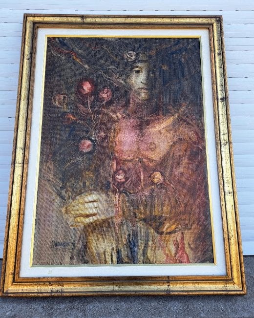 Huile sur toile signée Arndt julien, Enlèvement ou Envoi, Toile