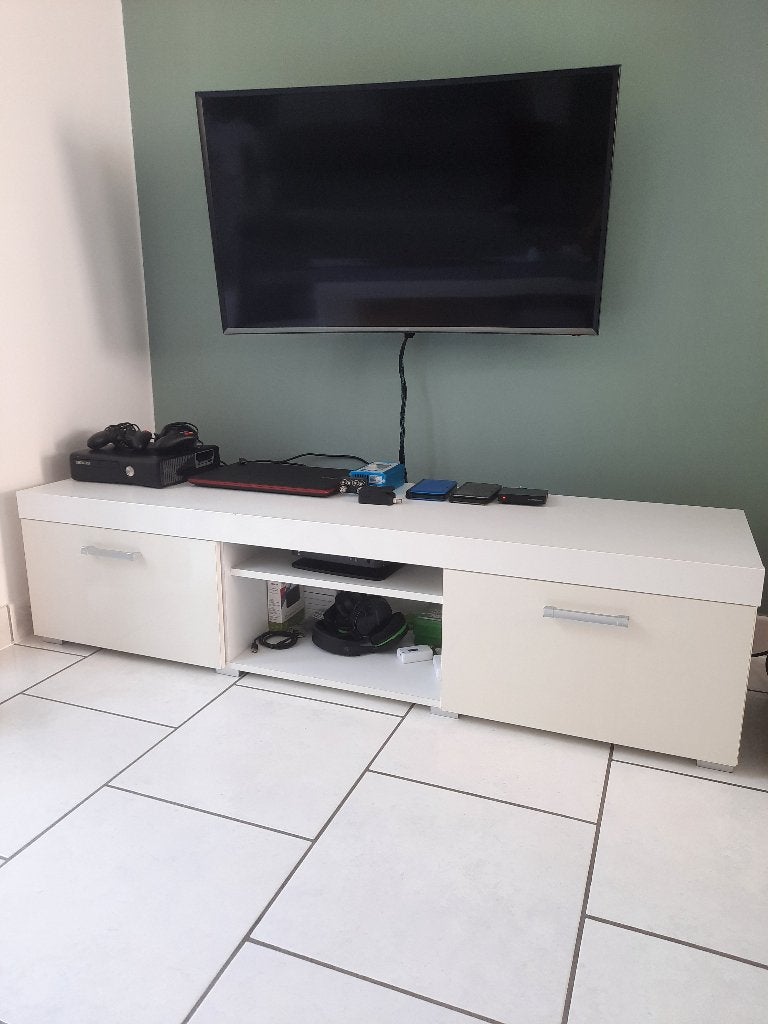 Meuble TV, Maison & Meubles, Armoires | Mobilier de télévision, Moins de 100 cm, 150 à 200 cm, Enlèvement, Utilisé