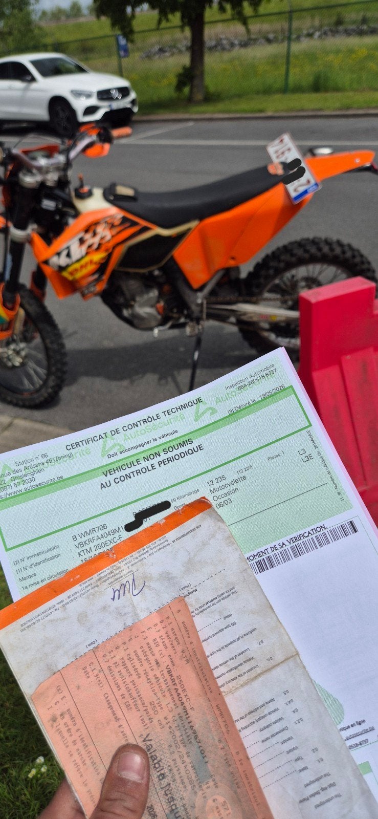 Ktm exc-f 250 2008 KLAAR OM IN TE SCHRIJVEN