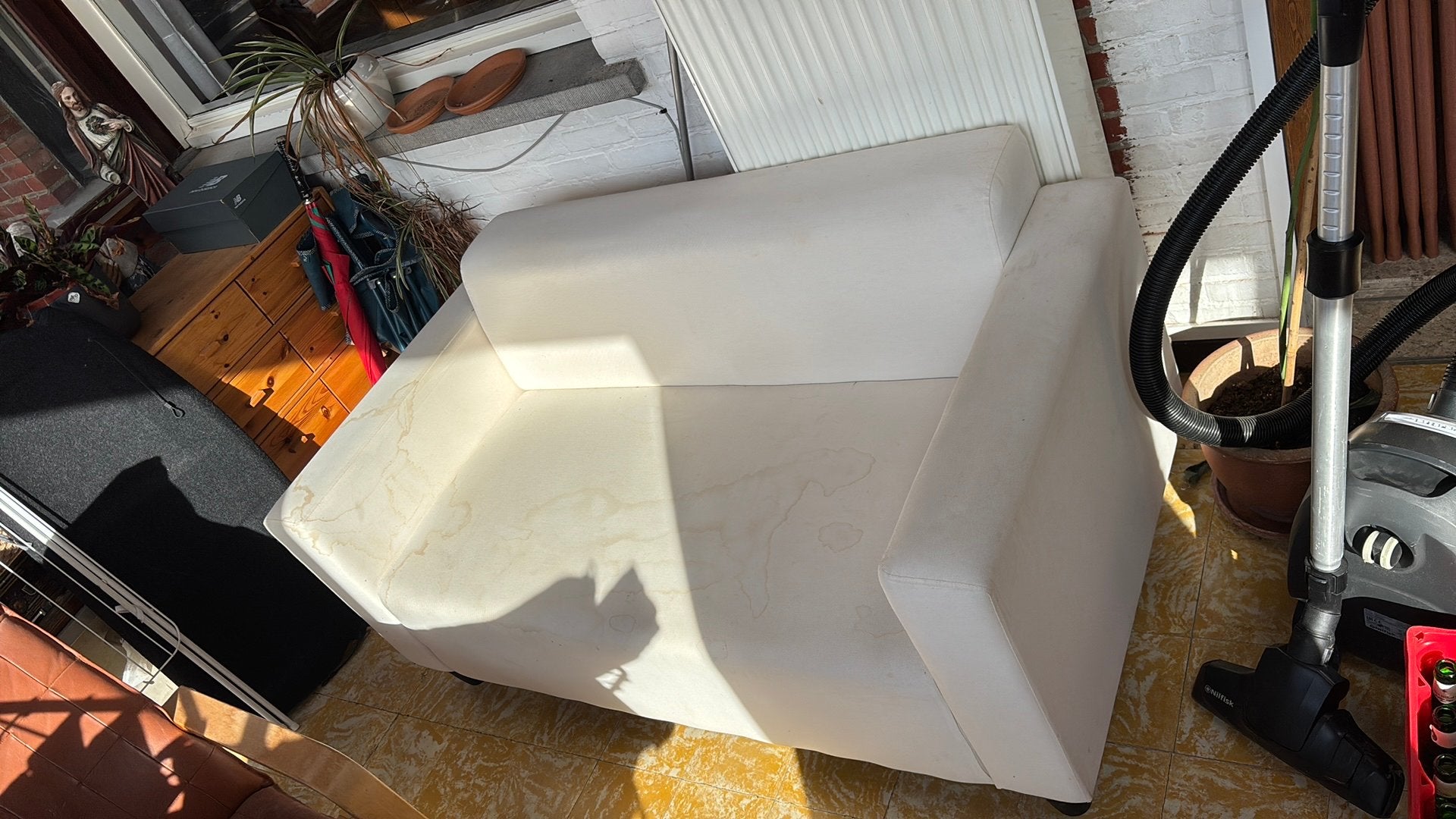 Sofa ikea. Zonder hoes., Huis en Inrichting, Ophalen, Hout, Gebruikt, Tweepersoons