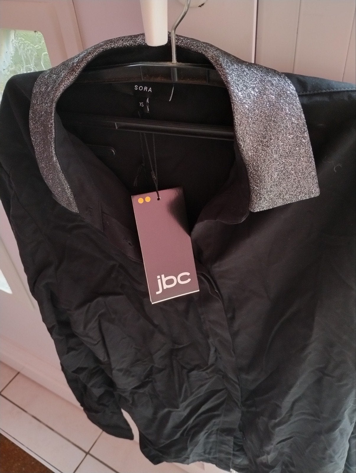 Blouse noire à manches longues JBC Sora m. XS, Neuf, Enlèvement ou Envoi, Noir, JBC.