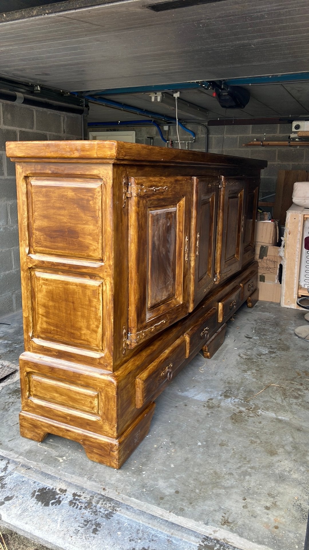 Belle armoire en pin massif, Antiquités & Art, Enlèvement