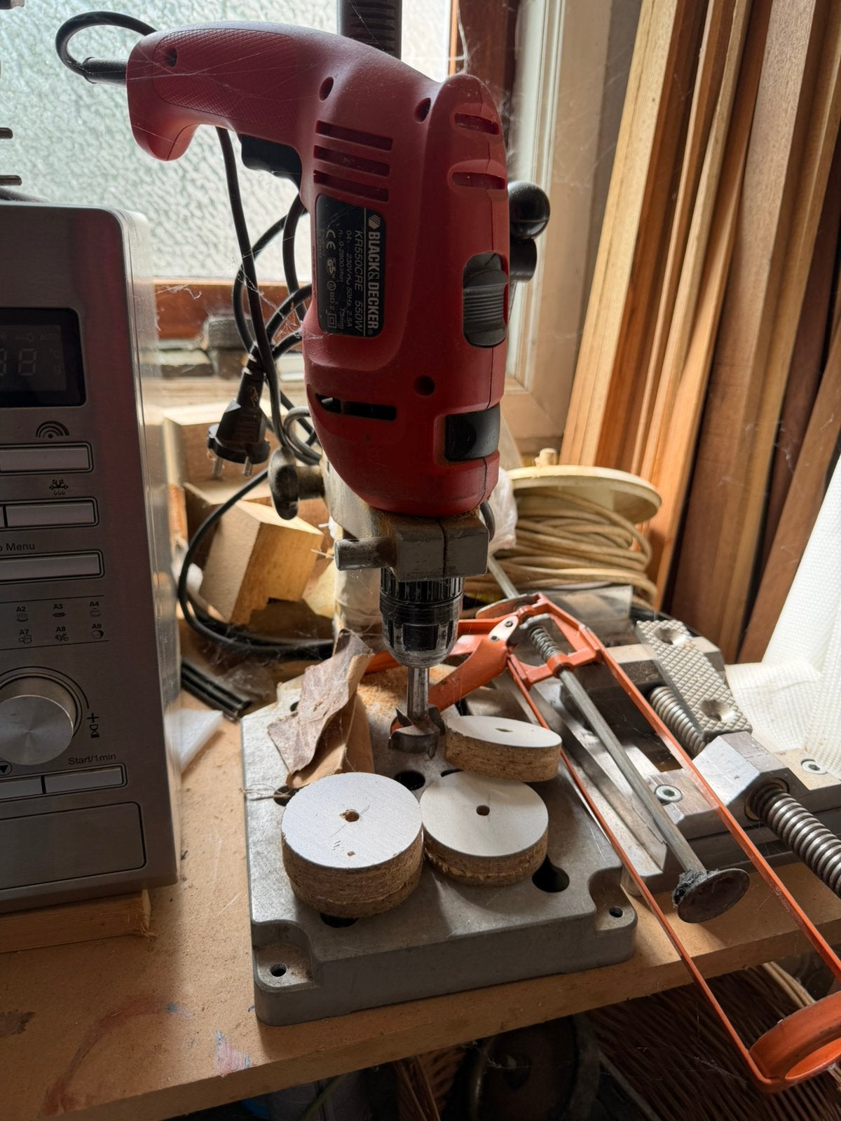 Klopboormachine, Doe-het-zelf en Bouw, Ophalen, Gebruikt, Klopboormechanisme, Kolomboormachine