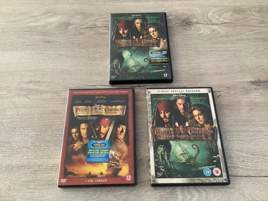 Walt Disney Pirates of the Caribbean verschillende DVD'S, Cd's en Dvd's, Vanaf 12 jaar, Ophalen of Verzenden, Zo goed als nieuw