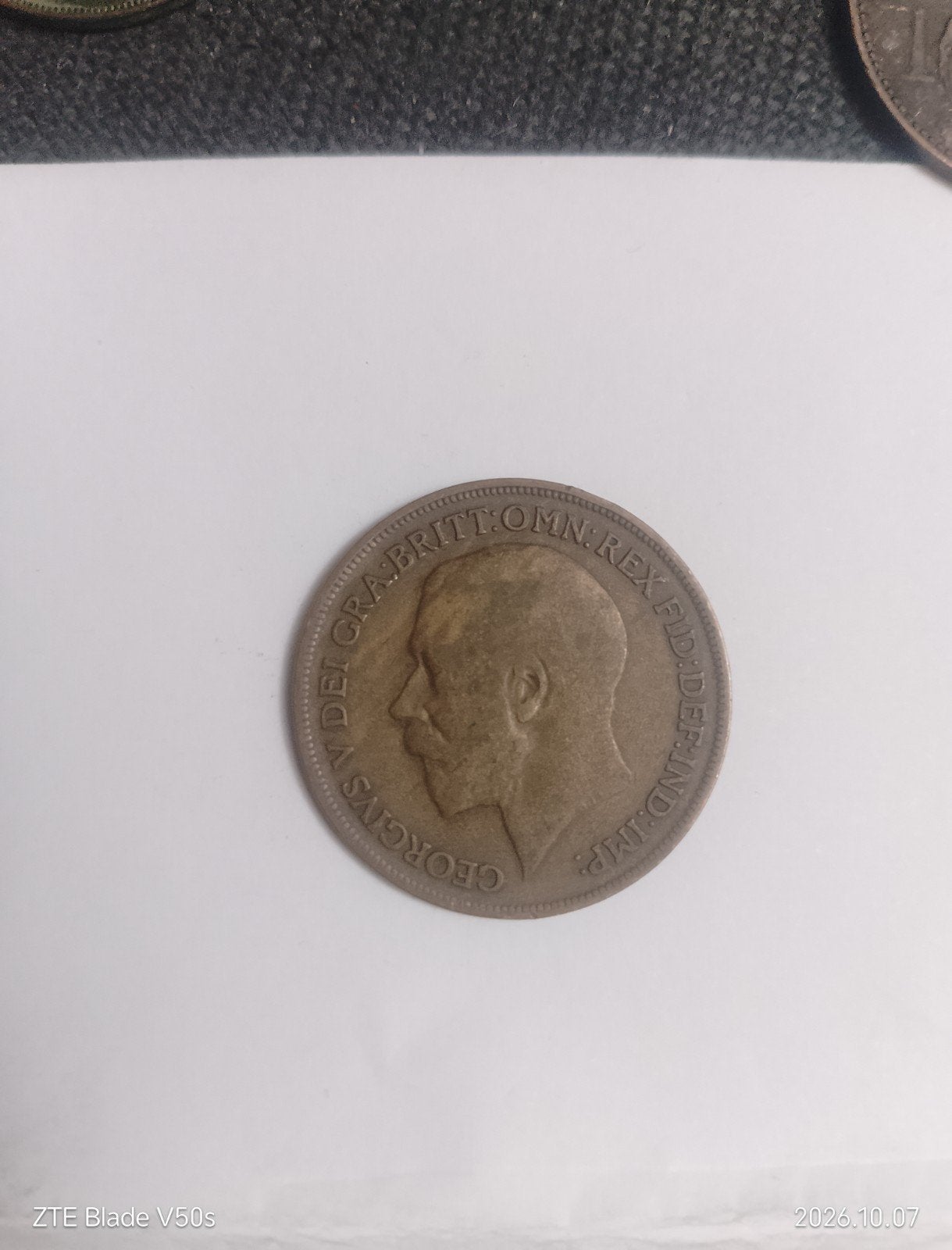 pièce de monnaie, Enlèvement ou Envoi