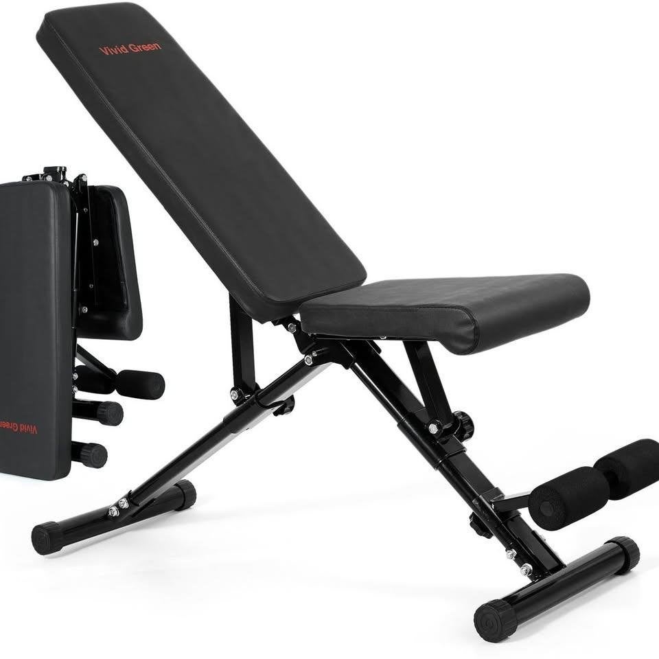 Bench Press + halterset nieuw, Sport en Fitness, Ophalen, Benen, Krachtstation, Nieuw