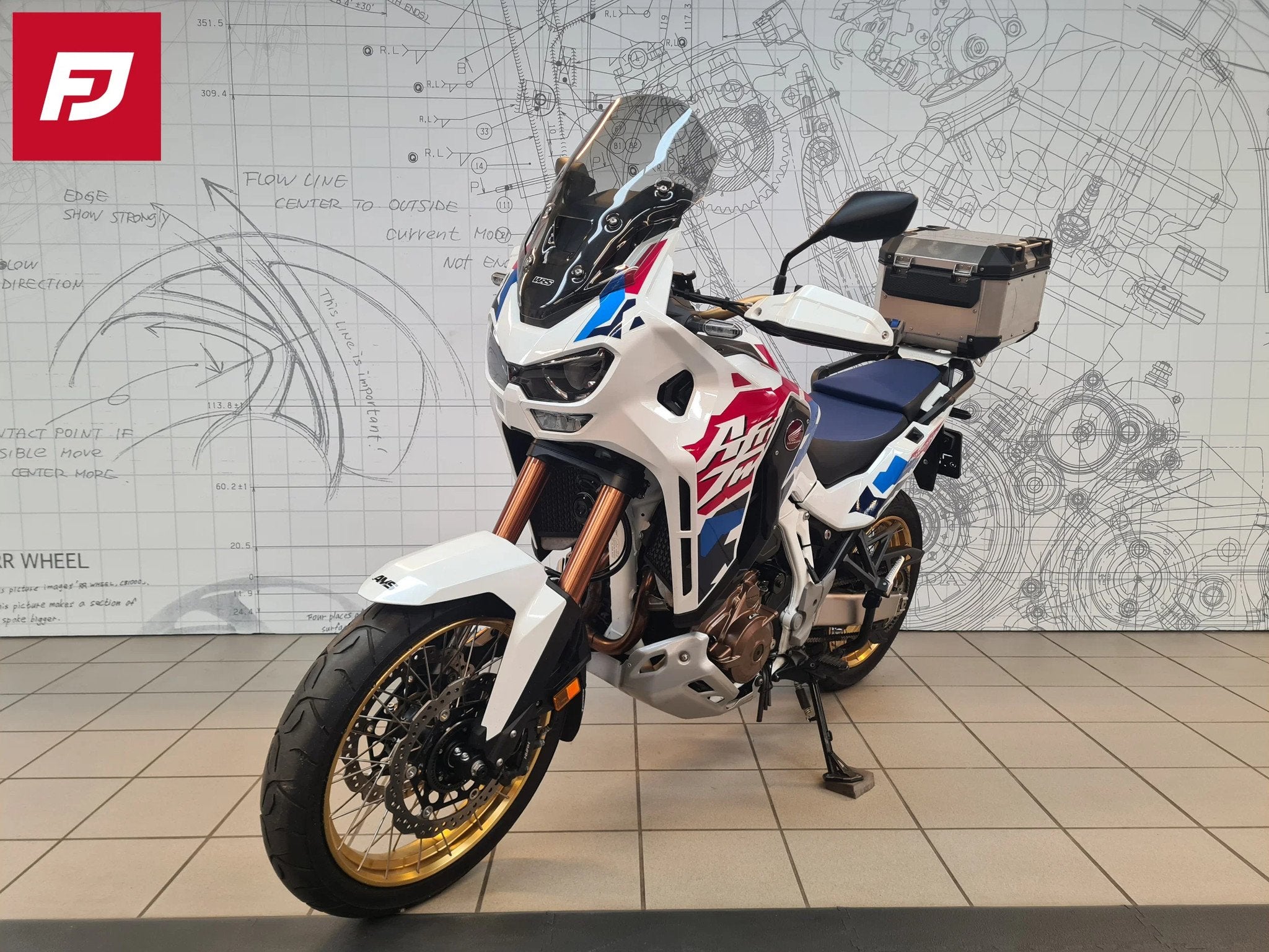 Honda Honda Honda CRF 1100 Africa Twin Adventure Sport Dct, Motos, Entreprise, Plus de 35 kW, 1100 cm³, Autre