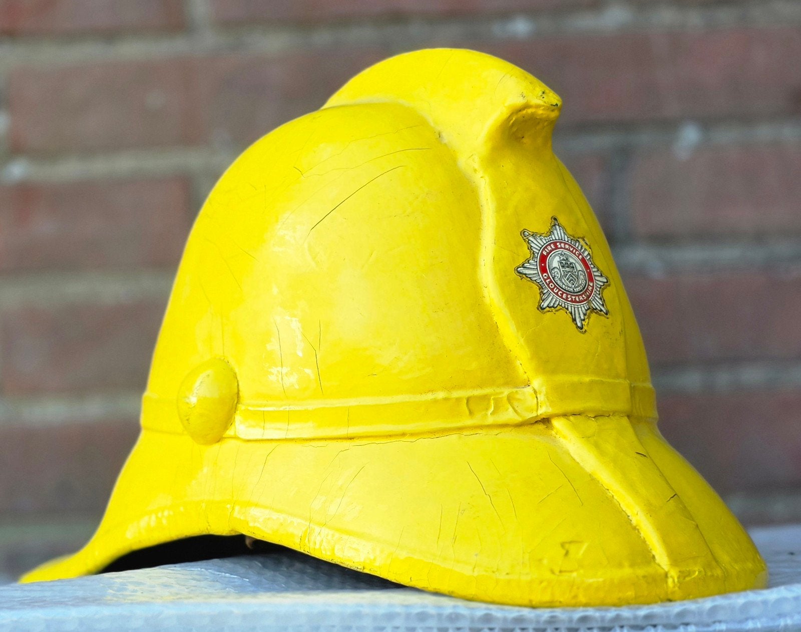 Casque de sapeurs-pompiers anglais, casque pompier, Collections, Enlèvement ou Envoi