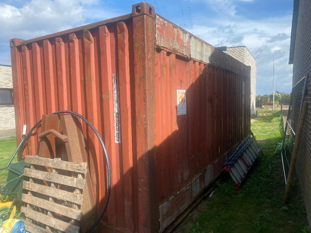 Werfcontainer op slede met ingebouwde rekken, Bricolage & Construction, Conteneurs, Enlèvement