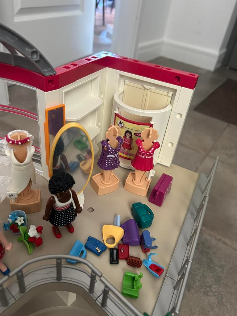 Playmobil shoppingcenter, Ophalen, Zo goed als nieuw, Complete set
