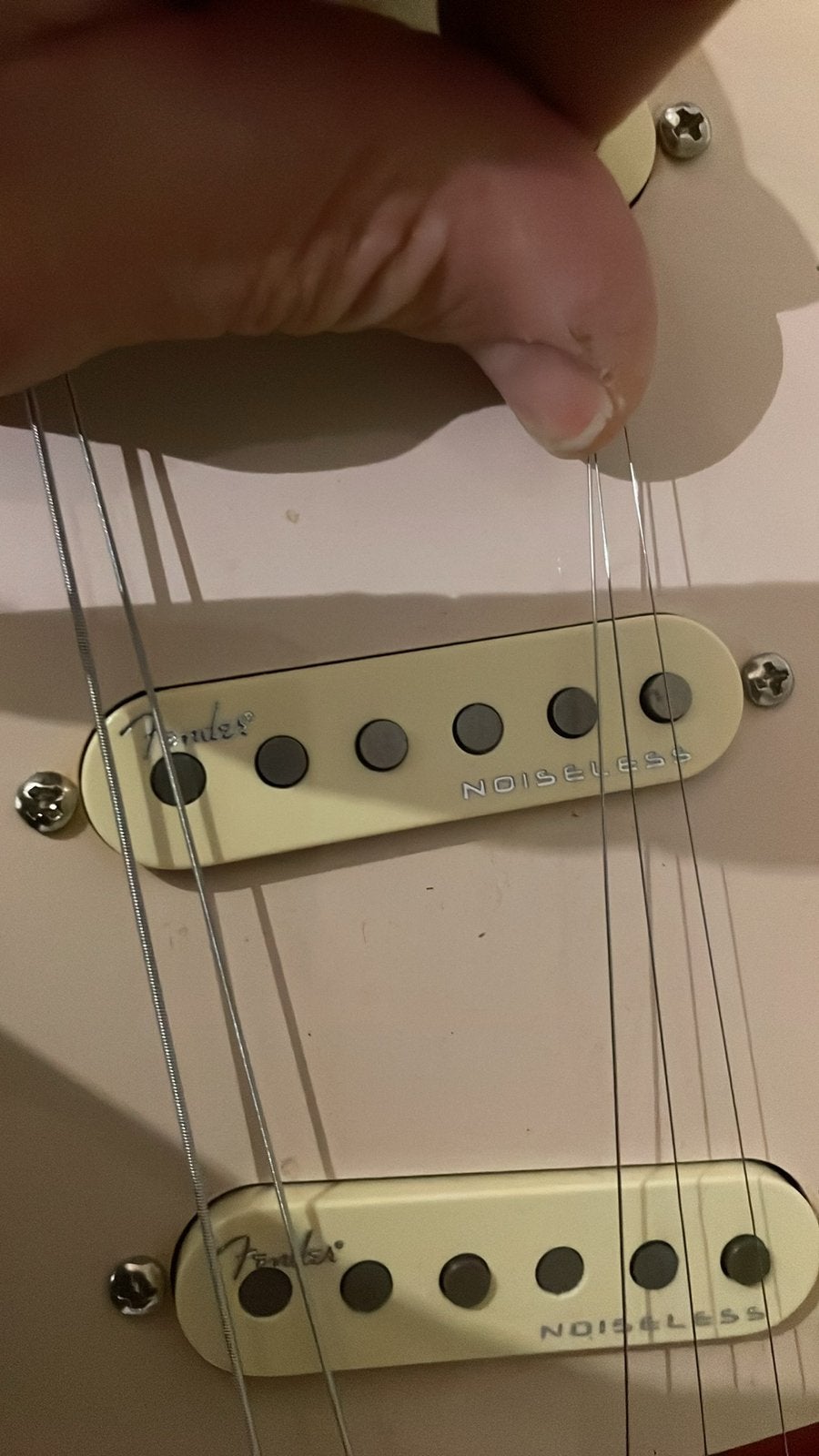 Fender stratocaster Rood ruil, Ophalen, Zo goed als nieuw, Fender