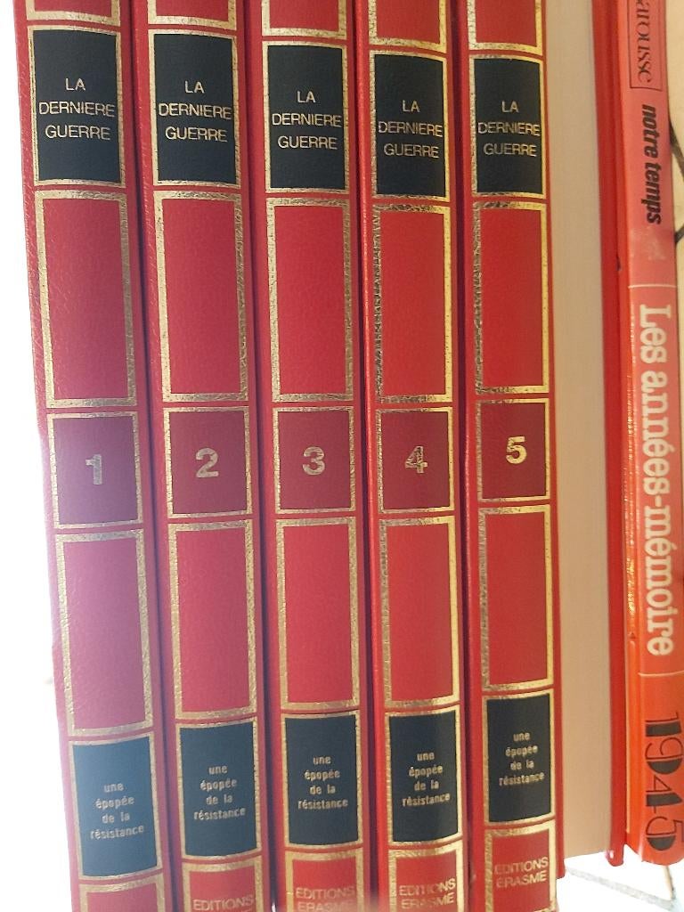3)La dernière guerre, une épopée de la résistance 5 Volumes, Livres, Enlèvement ou Envoi, Deuxième Guerre mondiale, COLLECTIF