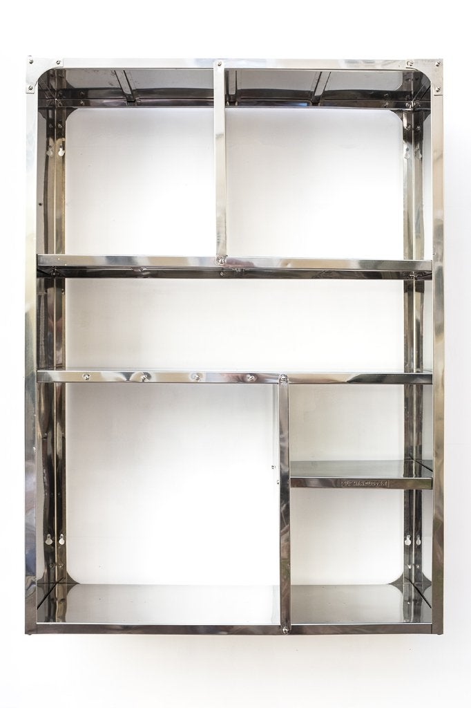 Étagères Rangement Bibliothèque - LUXE -110x80 cm - BOMBAY, Envoi, Neuf, Étagère, Métal