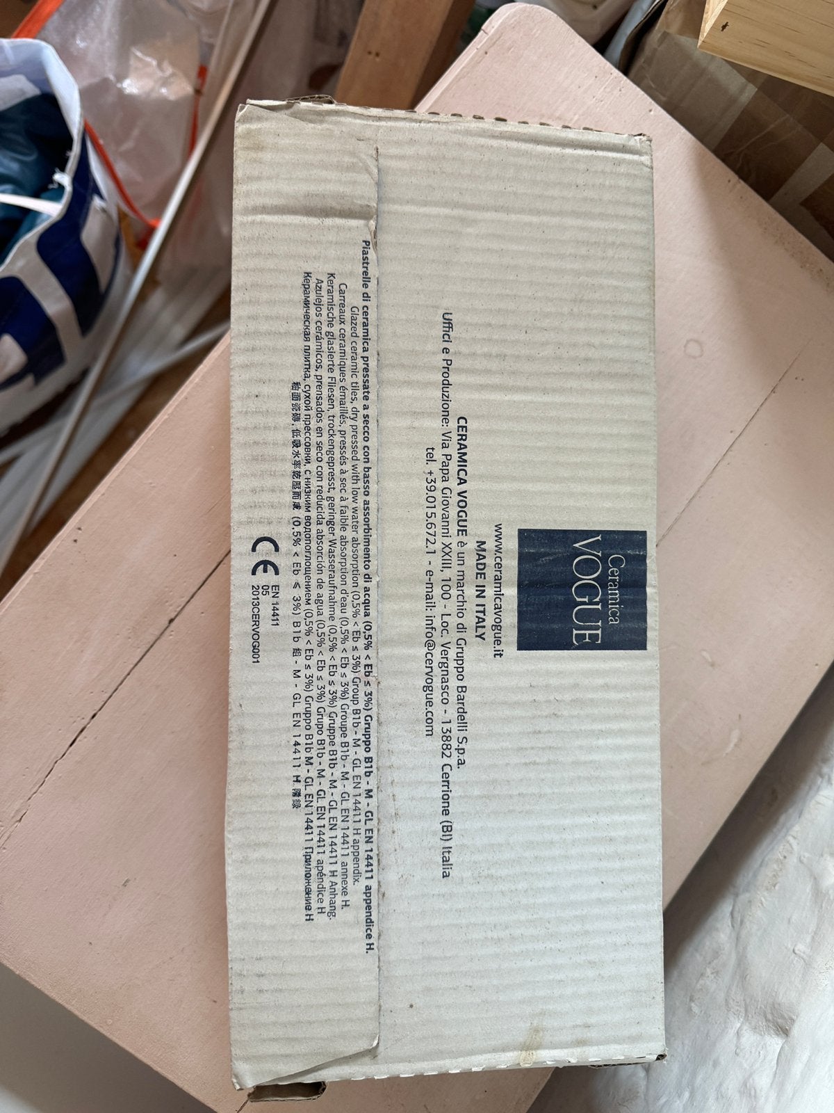 Carreaux Ceramica Vogue, Bricolage & Construction, Dalles & Carrelages, Enlèvement, Neuf