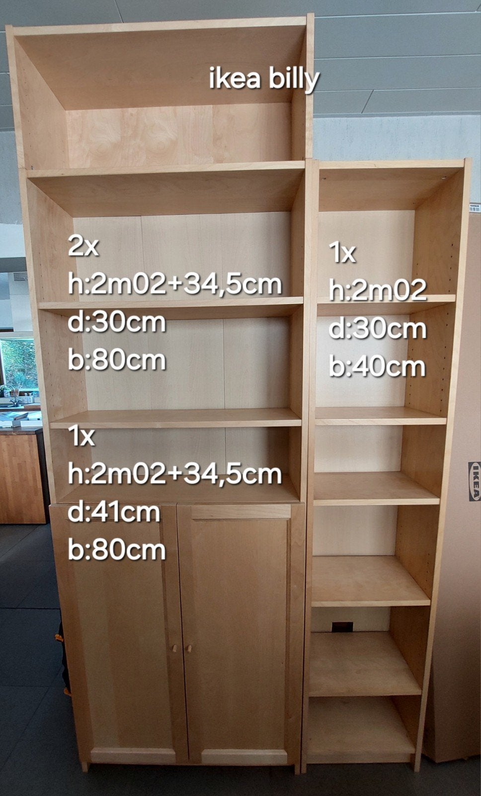 boekenkasten billy, Huis en Inrichting, Ophalen, Gebruikt