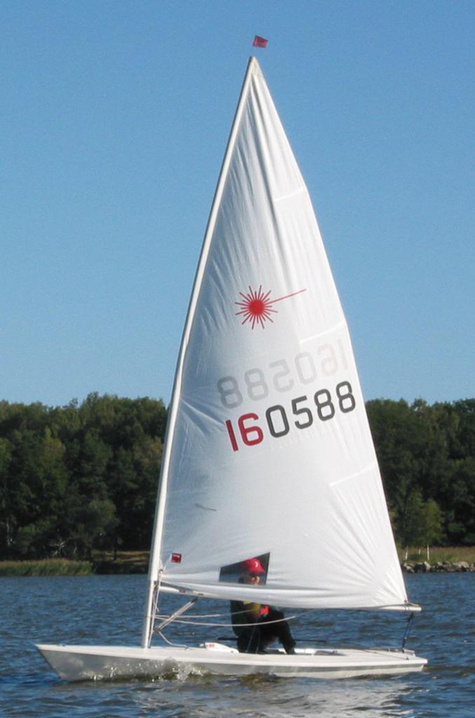 Lazer regetta, Watersport en Boten, Zeilen en Zeiltoebehoren, Ophalen of Verzenden, Zo goed als nieuw
