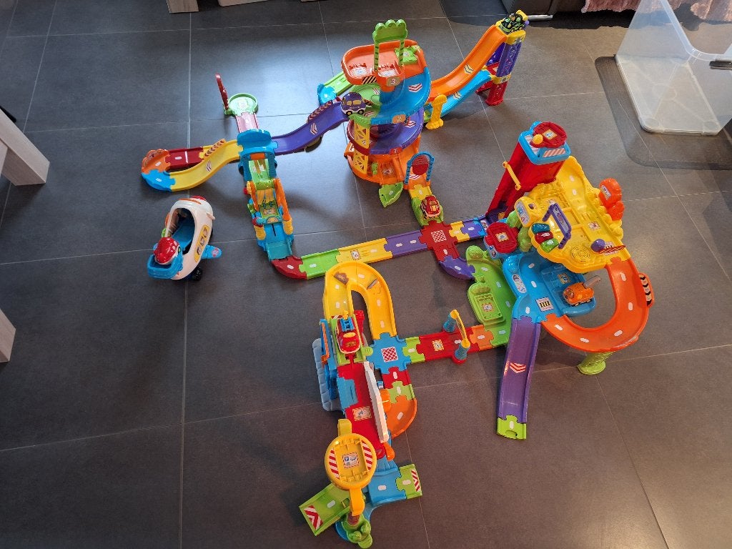 Toet toet auto's Vtech - uitgebreide set, Ophalen, Gebruikt
