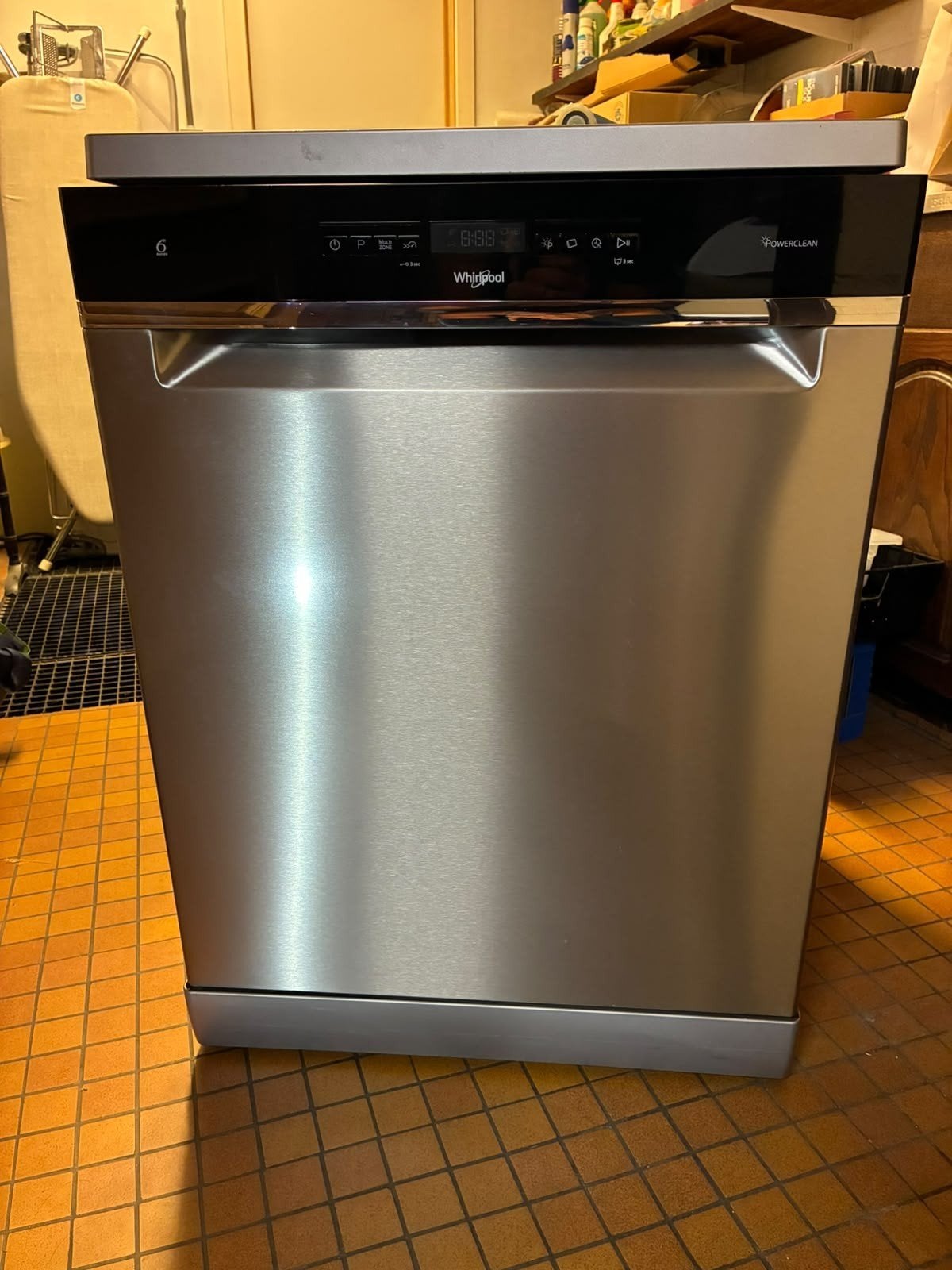 Whirlpool Vaatwasser WFO 3T141 P X, Ophalen, Eco programma, Minder dan 10 liter, Zo goed als nieuw