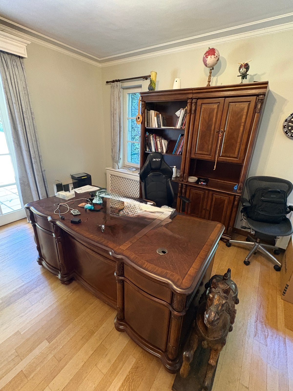 Bureau massif et bibliotheque, 200 cm ou plus, Enlèvement, Utilisé, 200 cm ou plus