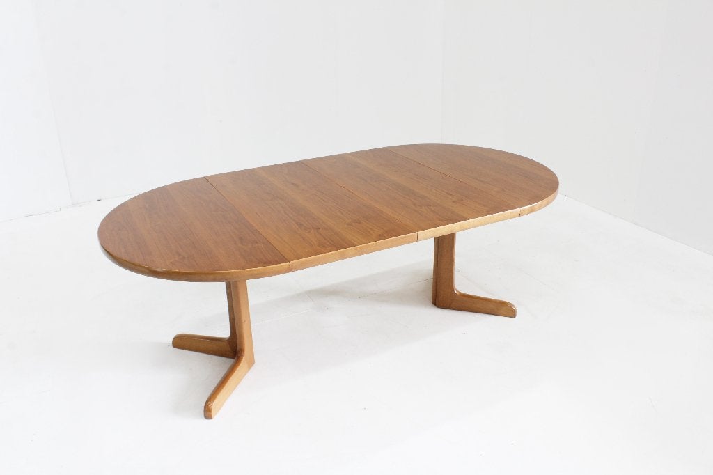 Vintage  ronde uitschuifbare eettafel tafel, Antiquités & Art, Antiquités | Meubles | Tables, Enlèvement