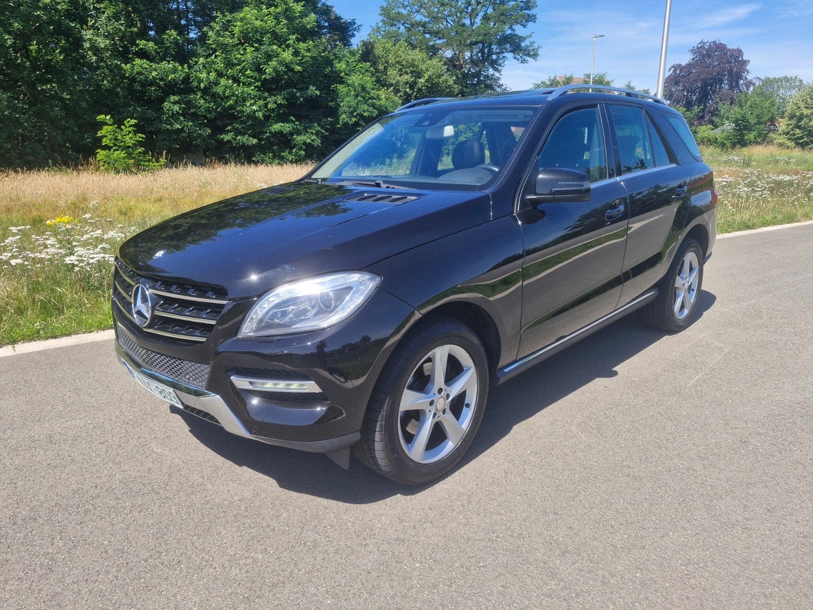 MERC ML 250 CDI 4MATIC FULL OPTION 2014 EURO6 GKVVK XENON, Auto's, Automaat, 4 cilinders, Zwart, Leder