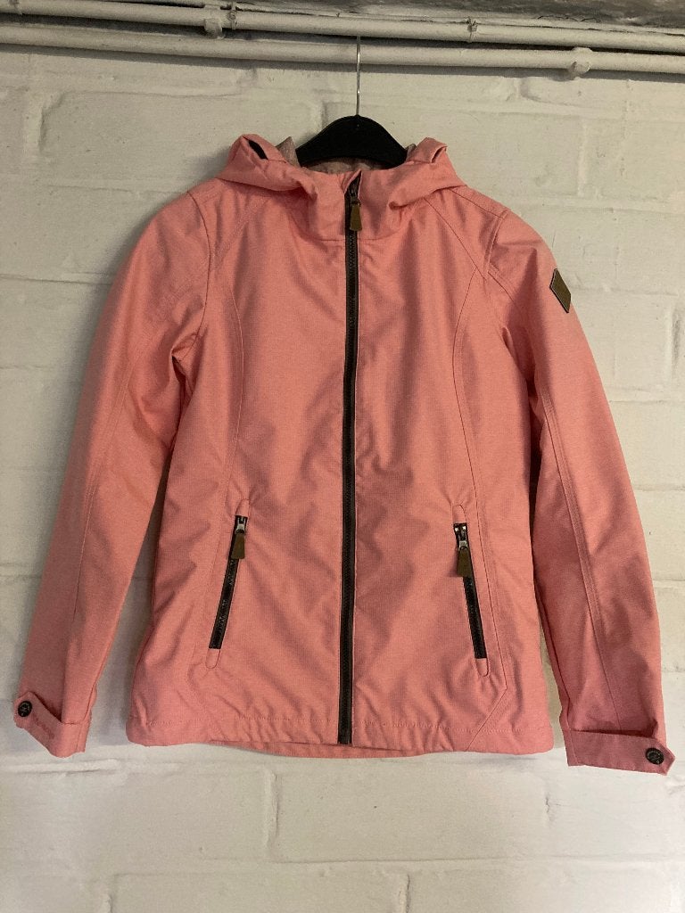Zalmkleurige zomervest met rits + kap, 152, 12 j, Ayacucho, Kinderen en Baby's, Meisje, Ophalen of Verzenden, Zo goed als nieuw