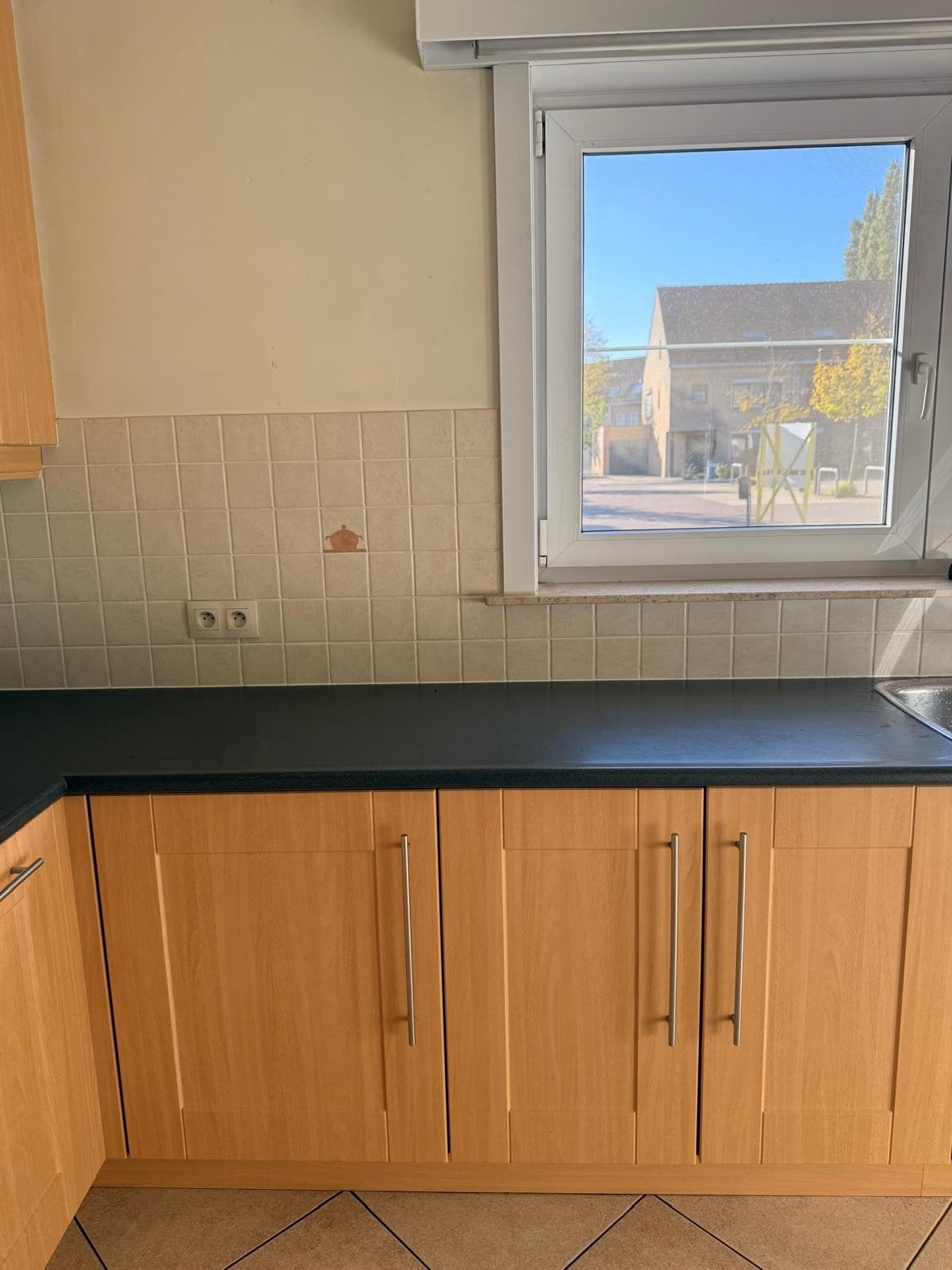 Complete L-keuken 3,58 x 3,69 m – Miele vaatwasser & Pelgrim, Ophalen, Gebruikt, Hout, Hoekkeuken