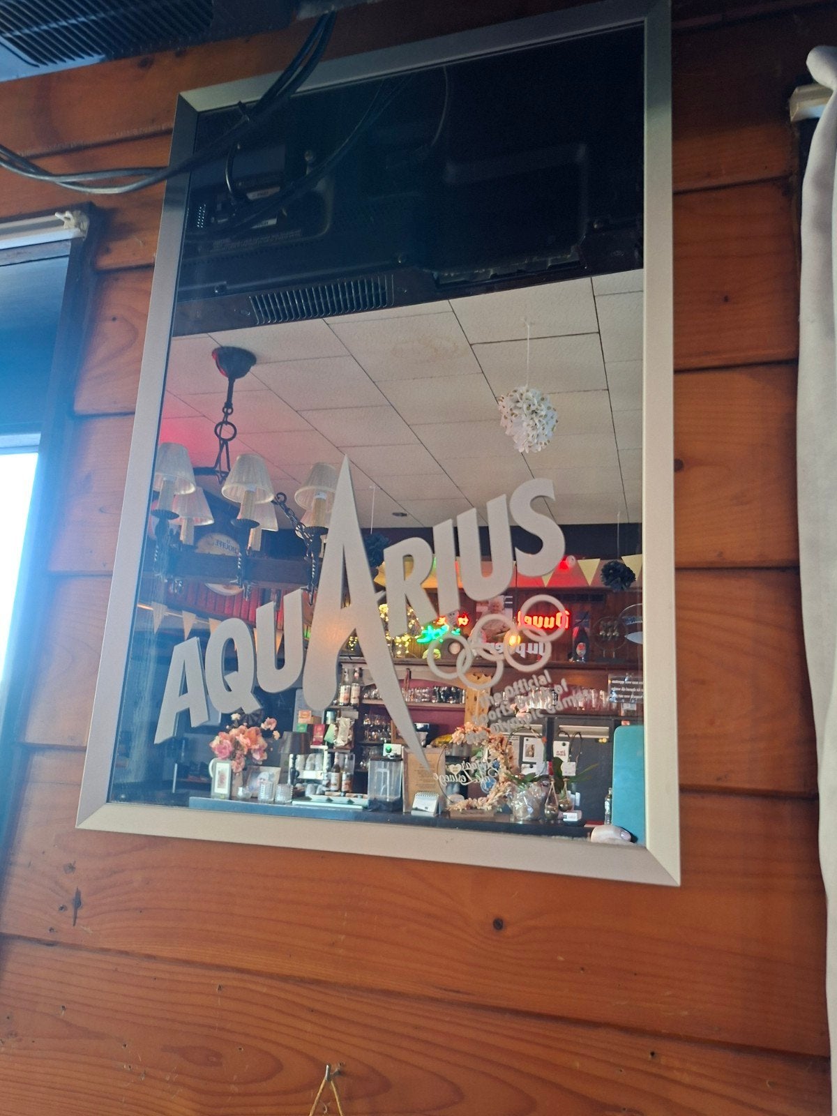 aquarium spiegel, Verzamelen, Ophalen of Verzenden, Nieuw, Reclamebord, Plaat of Schild, Overige merken
